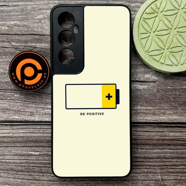 Realme C65  - Be Positive Design - Premium Metal Printed soft Bumper shock Proof Case