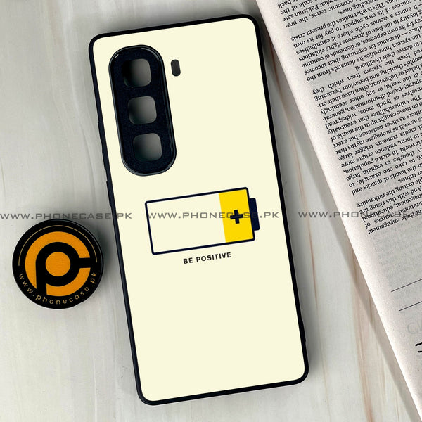 Infinix Hot 60 Pro Plus - Be Positive Design - Premium Metal Printed soft Bumper shock Proof Case