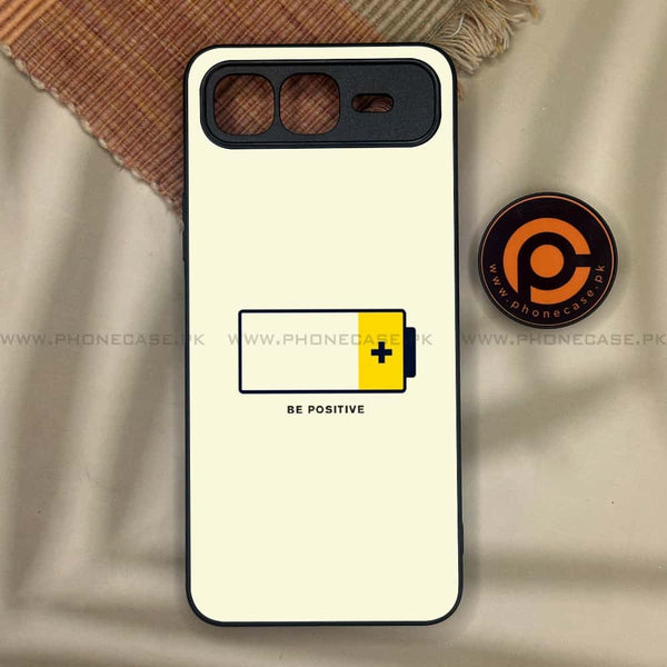 Infinix Smart 10 Plus - Be Positive Design - Premium Metal Printed soft Bumper shock Proof Case