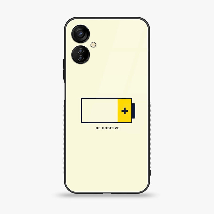 Tecno Spark 9T - Be Positive Design - Premium Printed Glass soft Bumper shock Proof Case