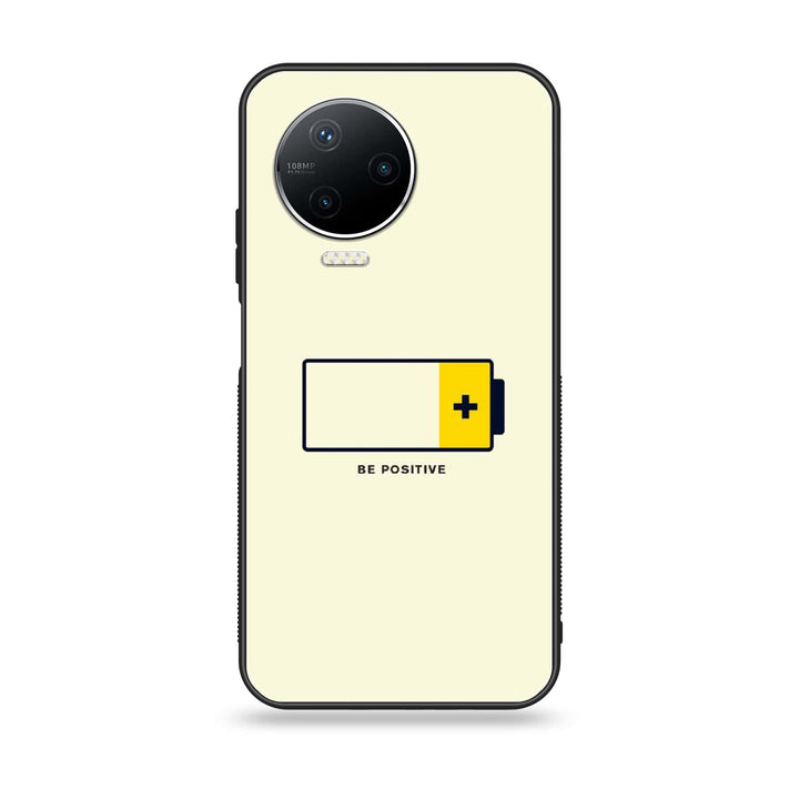 Infinix Note 12 Pro - Be Positive Design - Premium Metal Printed soft Bumper Shock Proof Case