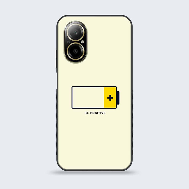 Realme C67 - Be Positive Design -  Premium Printed Metal soft Bumper shock Proof Case