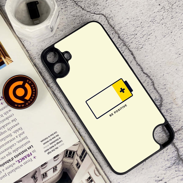 Nothing CMF Phone 1 - Be Positive Design - Premium Metal Printed soft Bumper Shock Proof Case