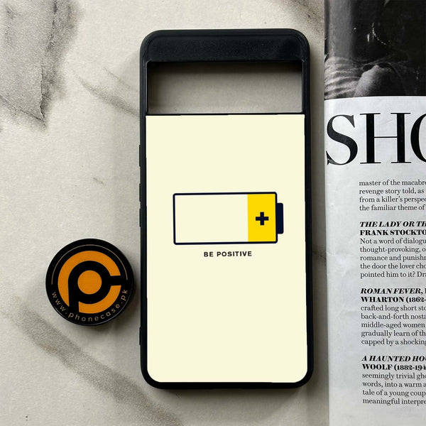 Google Pixel 8a - Be Positive Design - Premium Printed soft Bumper Shock Proof Case