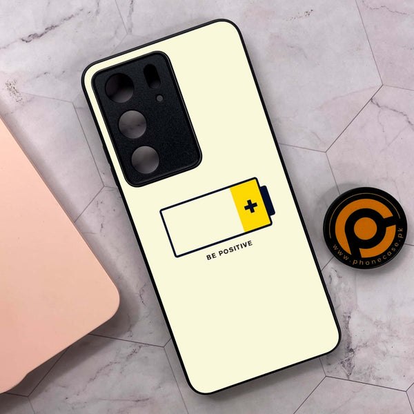 Realme C75x 4G - Be Positive Design - Premium Metal Printed soft Bumper shock Proof Case
