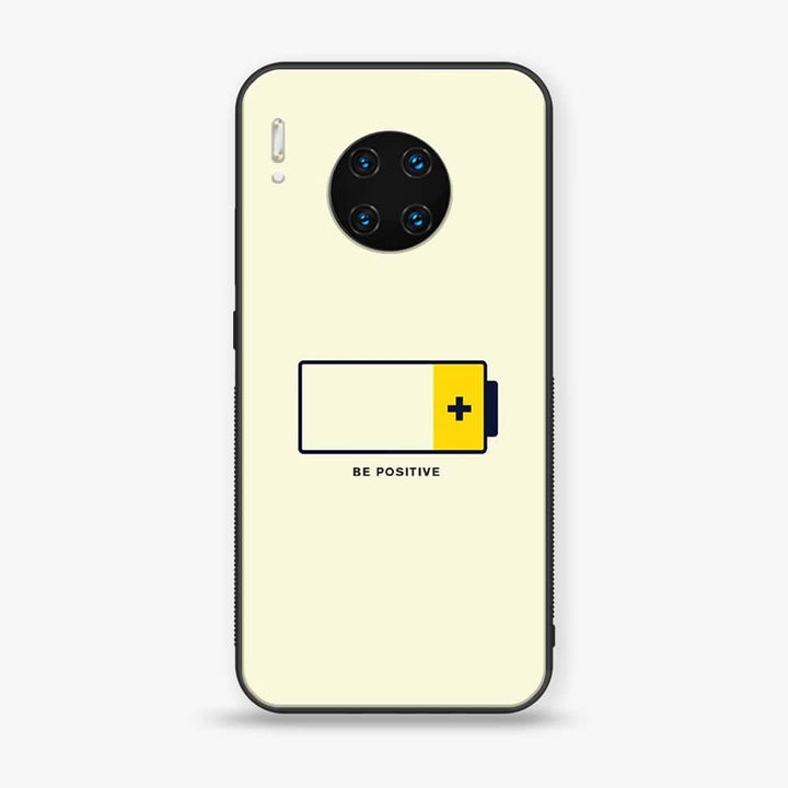 Huawei Mate 30 Pro - Be Positive Design - Premium Printed Glass soft Bumper shock Proof Case