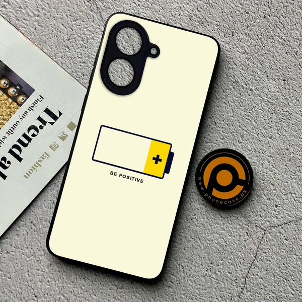 Xiaomi Redmi A5 - Be Positive Design - Premium Printed Metal soft Bumper Shock Proof Case