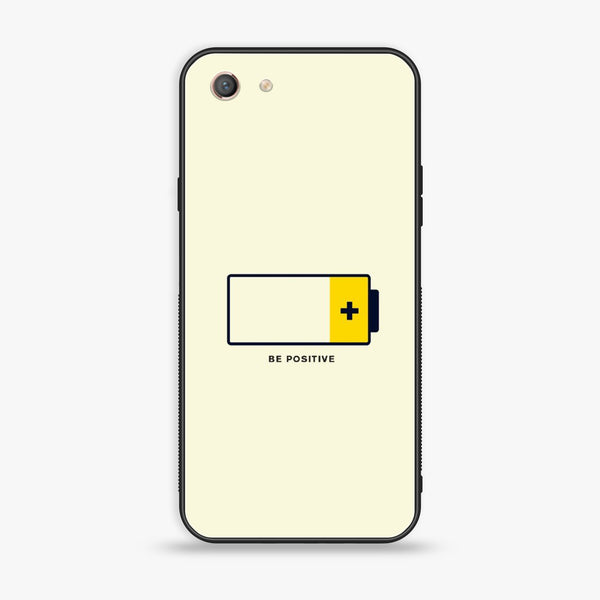 Oppo A71 - Be Positive Design - Premium Printed Glass Case