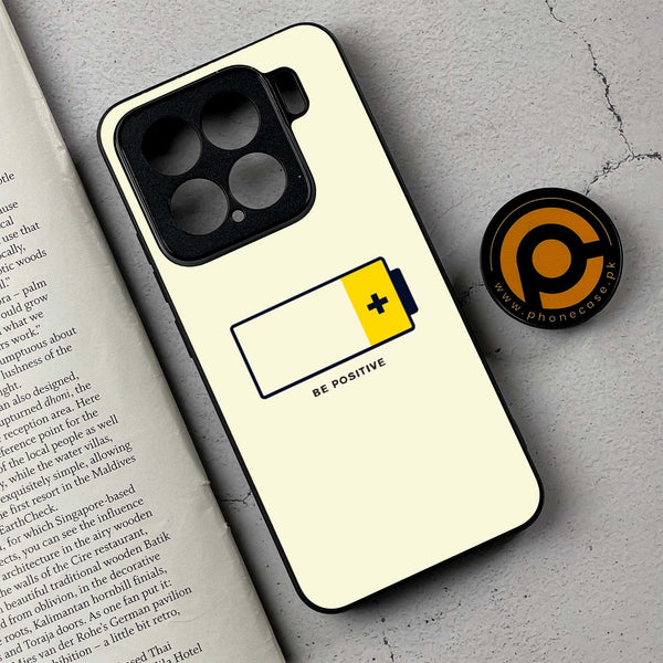 Xiaomi 15 - Be Positive Design - Premium Metal Printed soft Bumper shock Proof Case