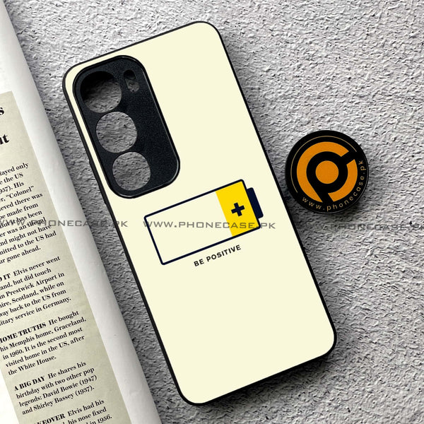 Vivo Y19s -  Be Positive Design - Premium Printed Glass soft Bumper shock Proof Case