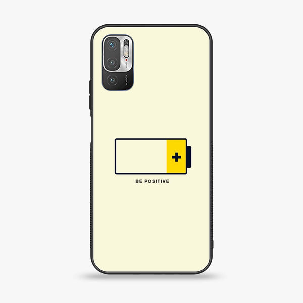 Xiaomi Redmi Note 10 5G - Be Positive Design - Premium Printed Glass soft Bumper shock Proof Case