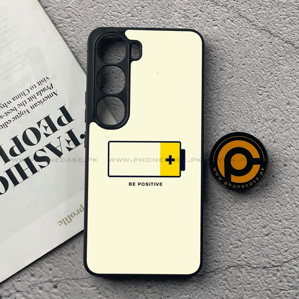 Vivo V40 Lite (IDN) - Be Positive Design - Premium Metal Printed soft Bumper Shock Proof Case