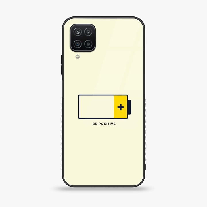 Samsung Galaxy A12 Nacho - Be Positive Design - Premium Printed Glass Case