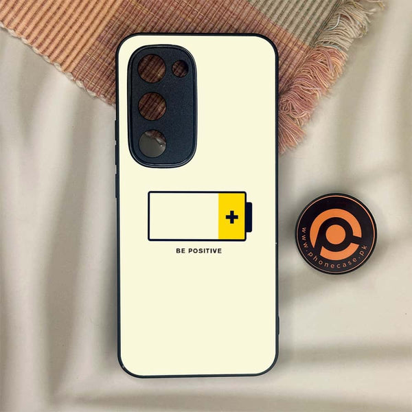 Tecno Spark 40 Pro Plus - Be Positive Design - Premium Metal Printed soft Bumper shock Proof Case