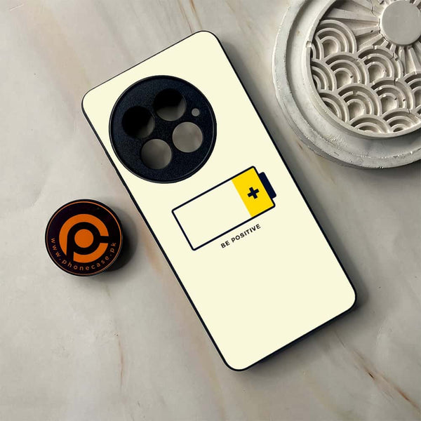 OnePlus 13 - Be Positive Design  - Premium Metal Printed soft Bumper shock Proof Case