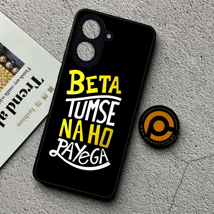 Xiaomi Redmi A5 - Beta Tum Se Na Ho Payega - Premium Printed Metal soft Bumper Shock Proof Case