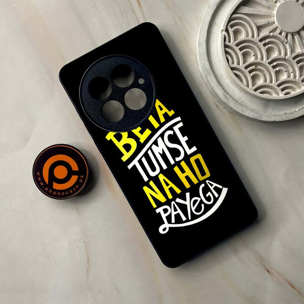 OnePlus 13 - Beta Tum Se Na Ho Payega - Premium Metal Printed soft Bumper shock Proof Case