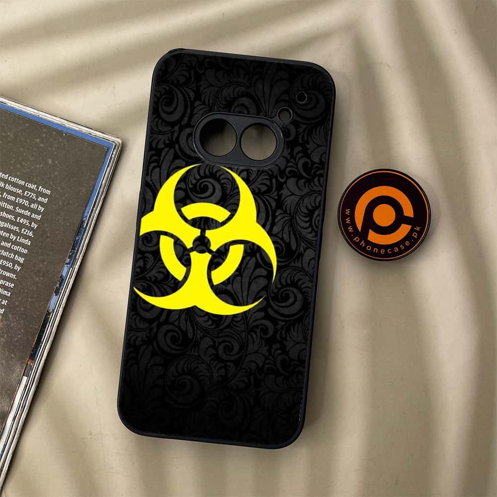 Nothing Phone (2a) - Biohazard Sign Series - Premium Metal Printed soft Bumper Shock Proof Case