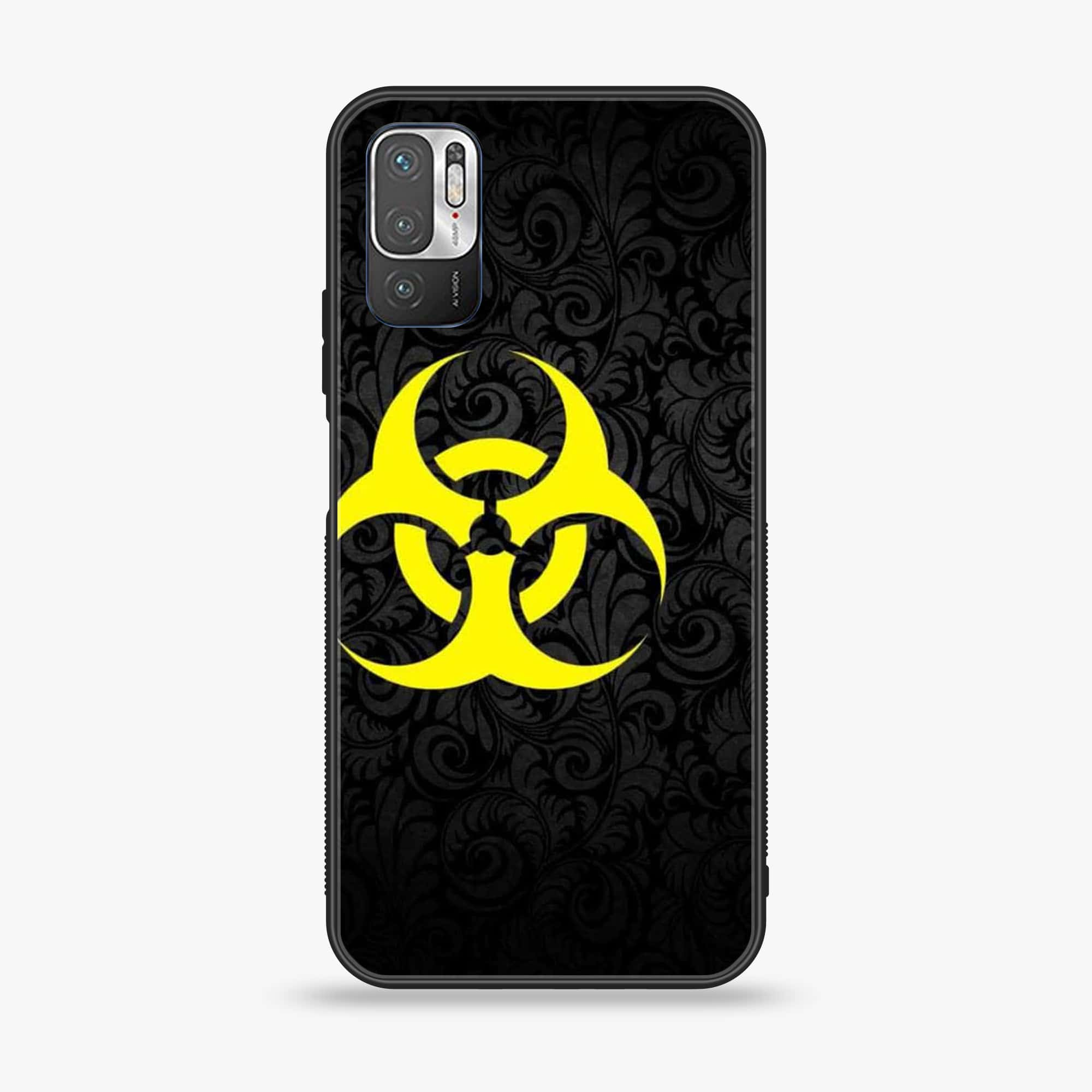 Xiaomi Redmi Note 10 5G - Biohazard Sign Series - Premium Printed Glass soft Bumper shock Proof Case