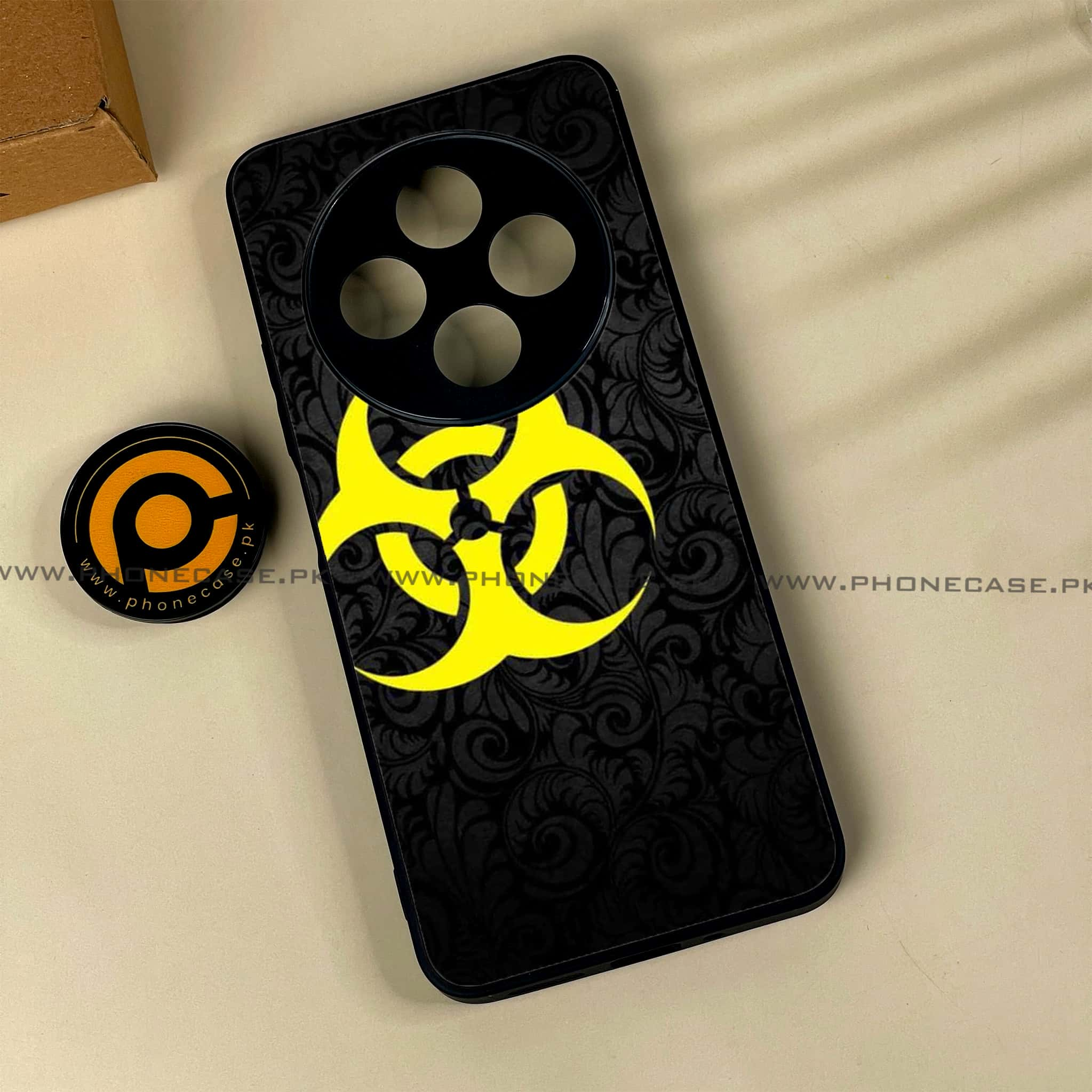 Xiaomi Redmi 14c - Biohazard Sign Series - Premium Printed Glass soft Bumper shock Proof Case