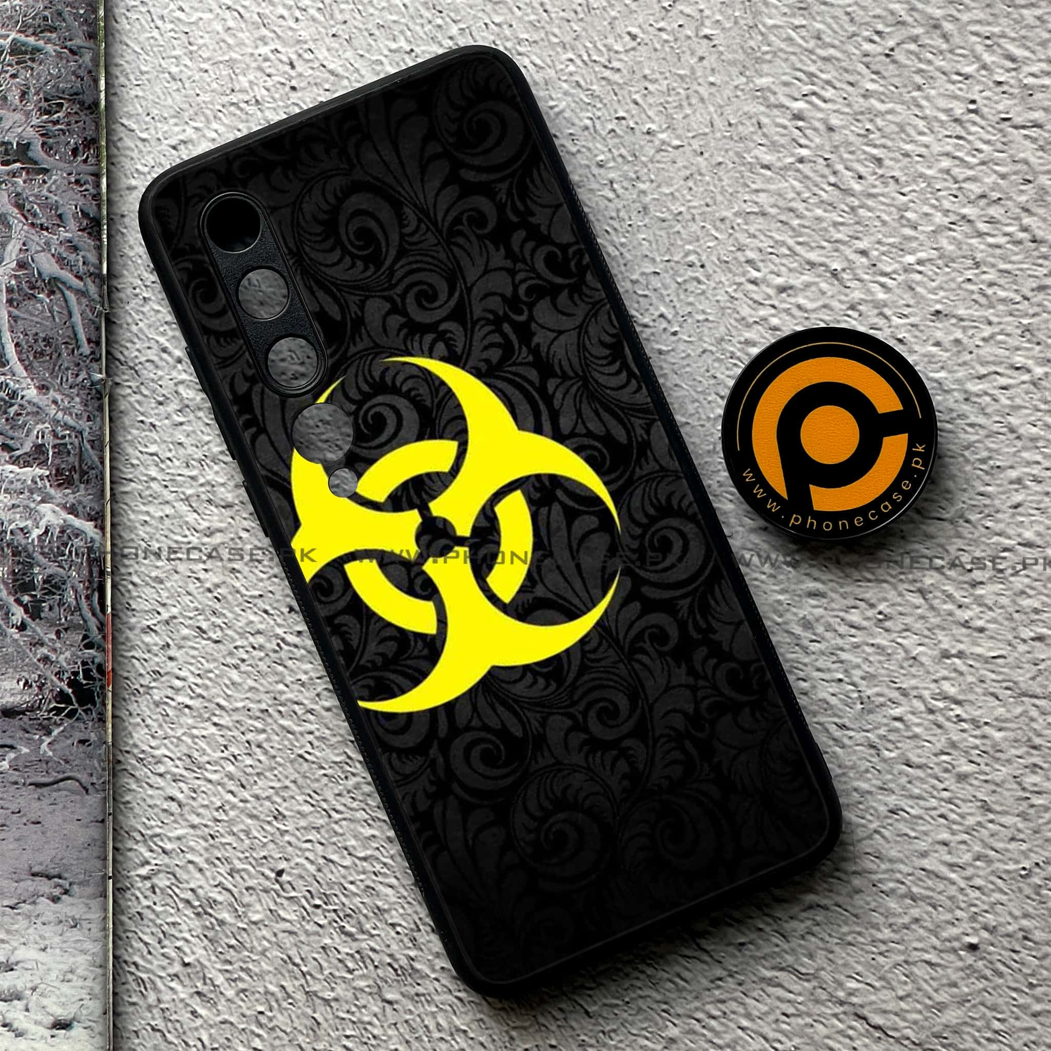 Xiaomi Mi 10 - Biohazard Sign Series - Premium Printed Glass soft Bumper shock Proof Case