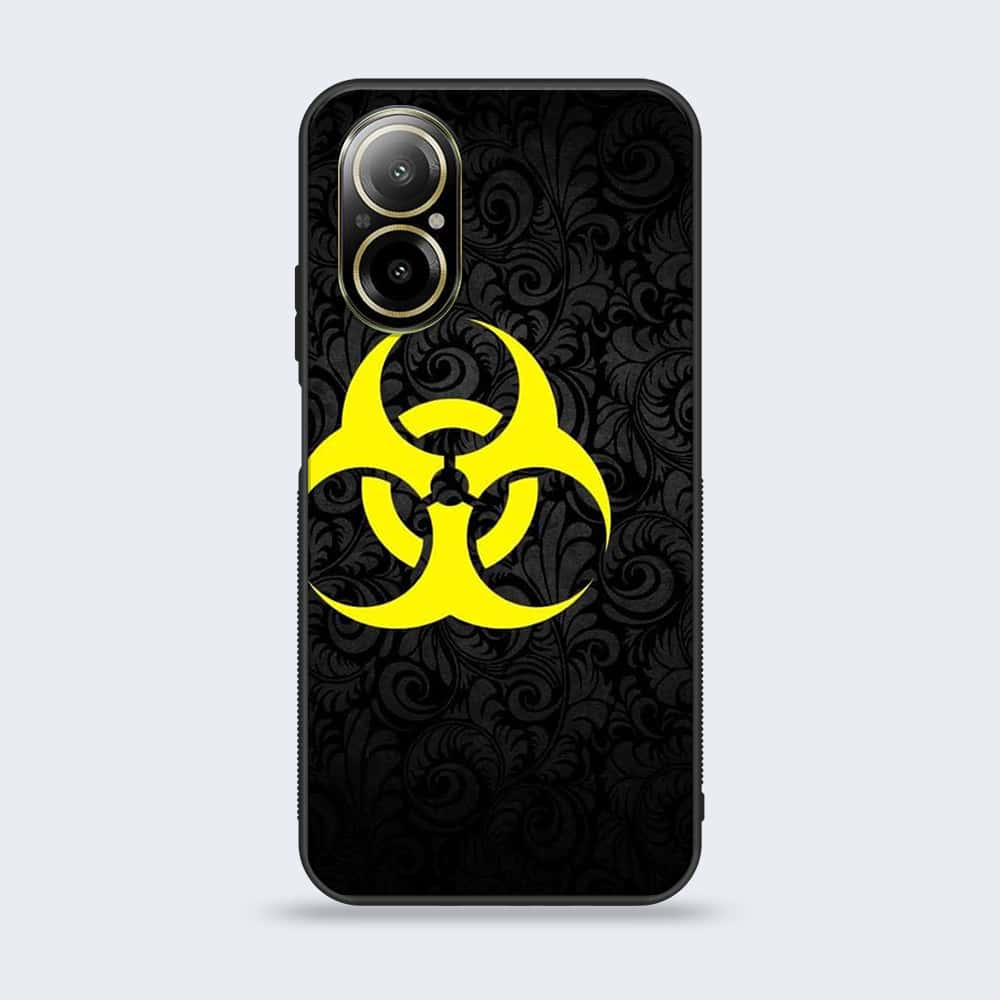 Realme C67 - Biohazard Sign Series - Premium Printed Glass soft Bumper shock Proof Case