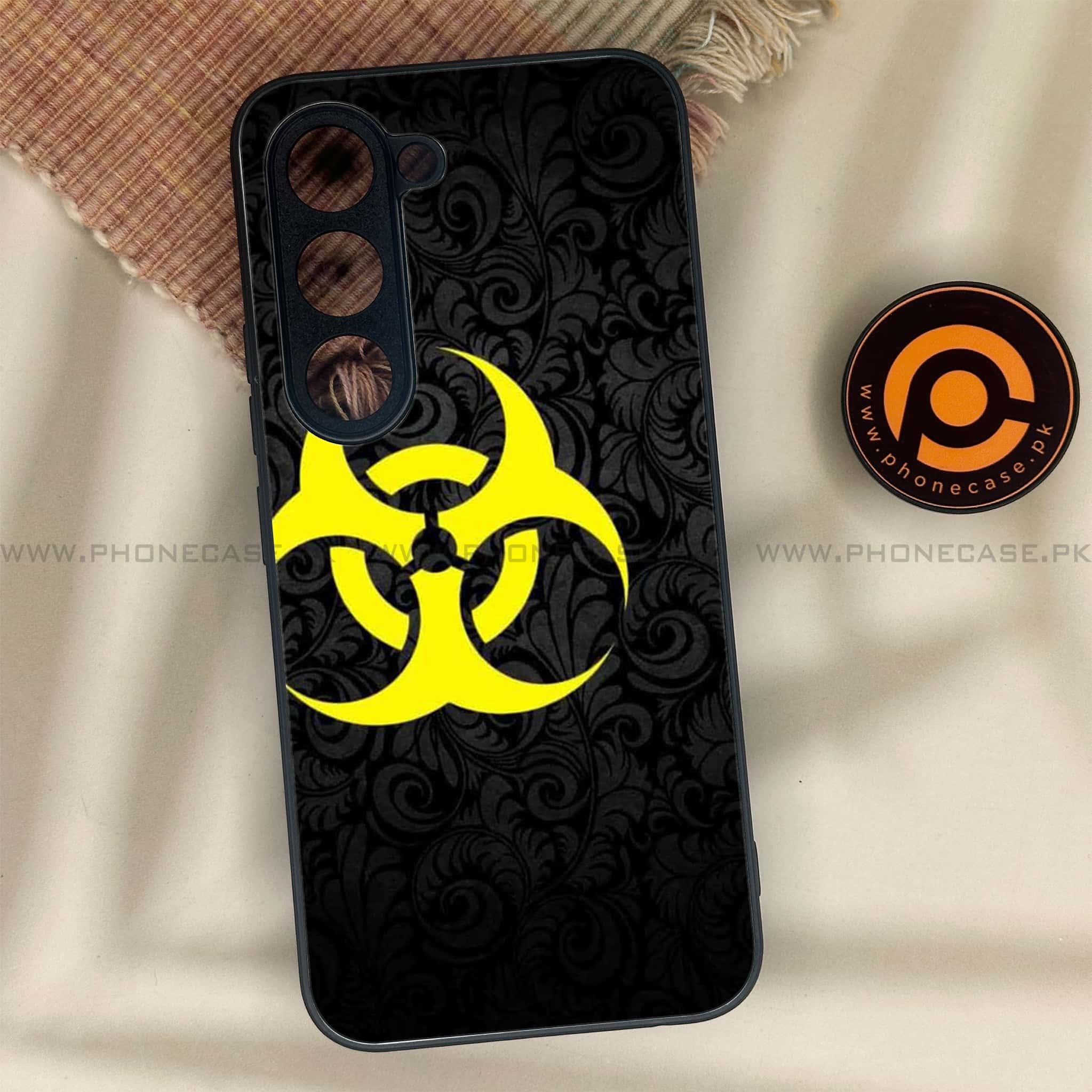 Tecno Spark 40 Pro - Biohazard Sign Series - Premium Metal Printed soft Bumper shock Proof Case