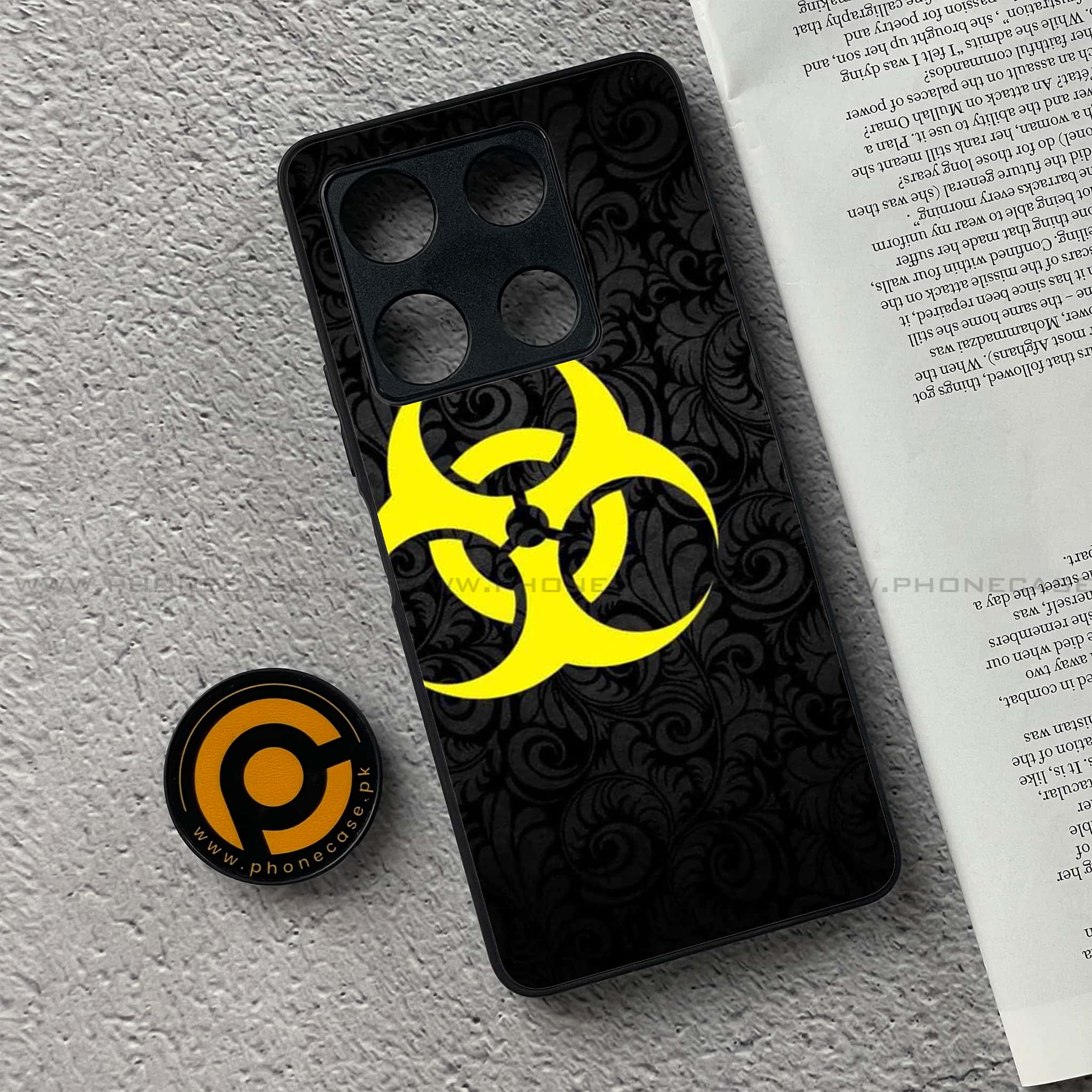 Infinix Note 30 Pro - Biohazard Sign Series - Premium Metal Printed soft Bumper shock Proof Case
