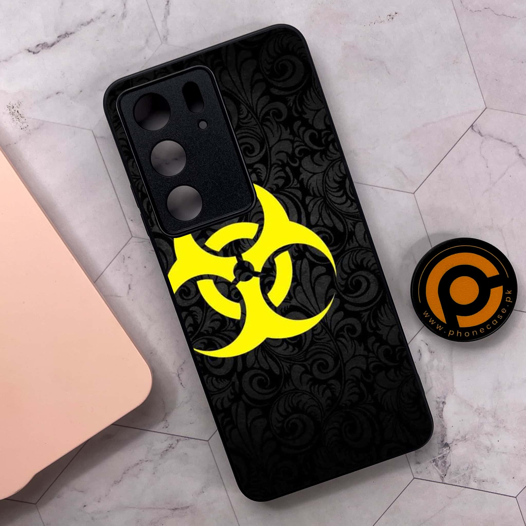 Realme C75x 4G - Biohazard Sign Series - Premium Metal Printed soft Bumper shock Proof Case
