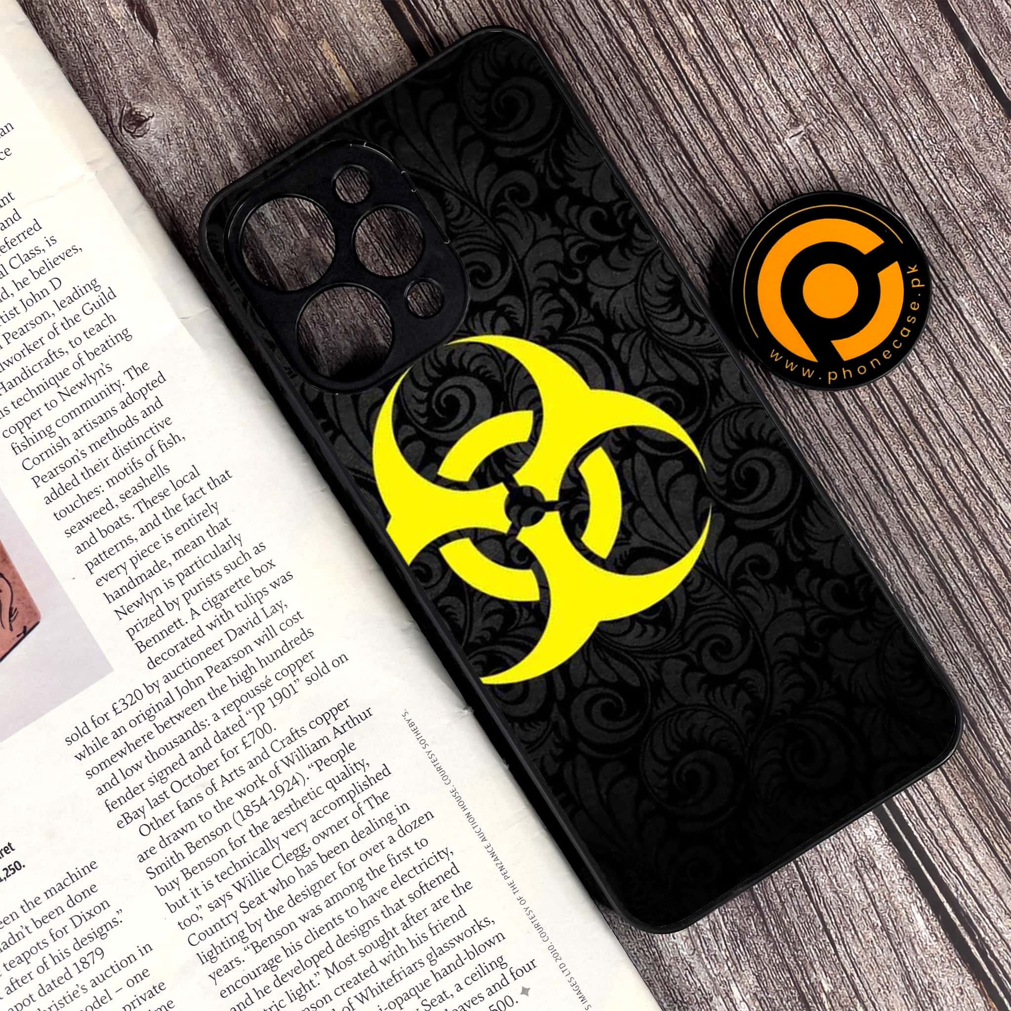 Xiaomi Redmi 12 - Biohazard Sign Series - Premium Printed Glass soft Bumper shock Proof Case