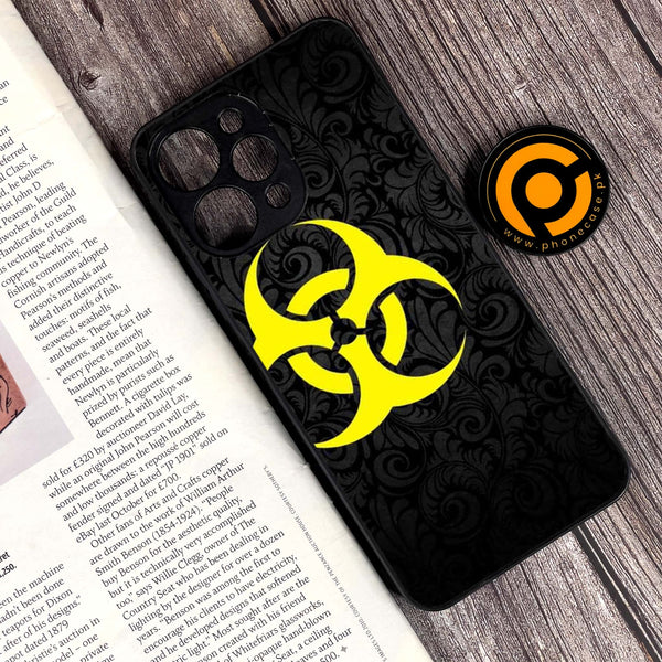 Xiaomi Redmi 12 - Biohazard Sign Series - Premium Printed Glass soft Bumper shock Proof Case