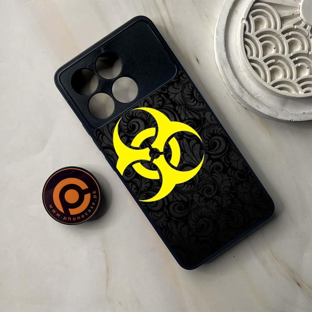 Xiaomi Poco F6 Pro - Biohazard Sign Series - Premium Metal Printed soft Bumper shock Proof Case