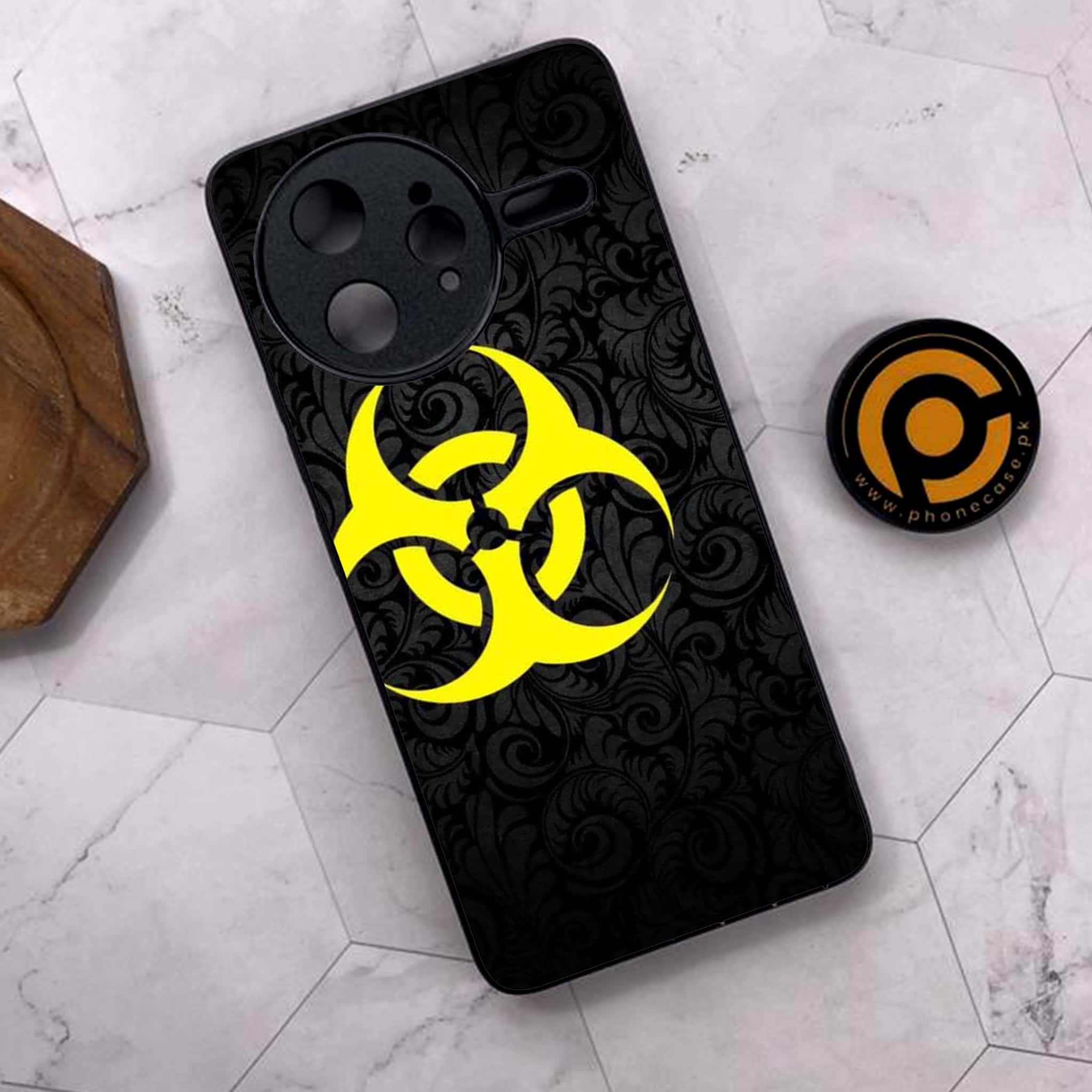 Xiaomi Poco F7 Ultra 5G - Biohazard Sign Series - Premium Metal Printed soft Bumper shock Proof Case