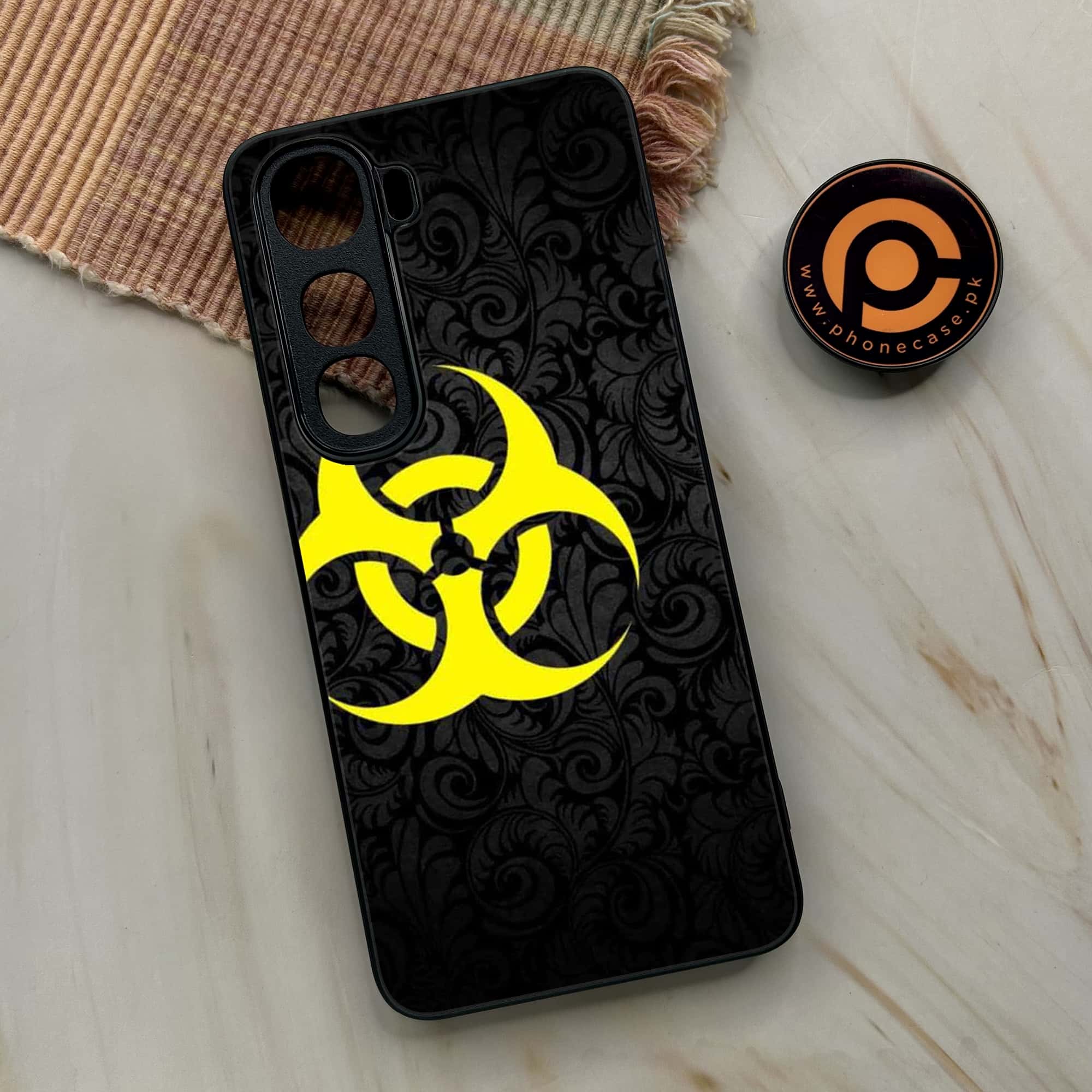 Vivo Y400 -  Biohazard Sign Series - Premium Metal Printed soft Bumper shock Proof Case