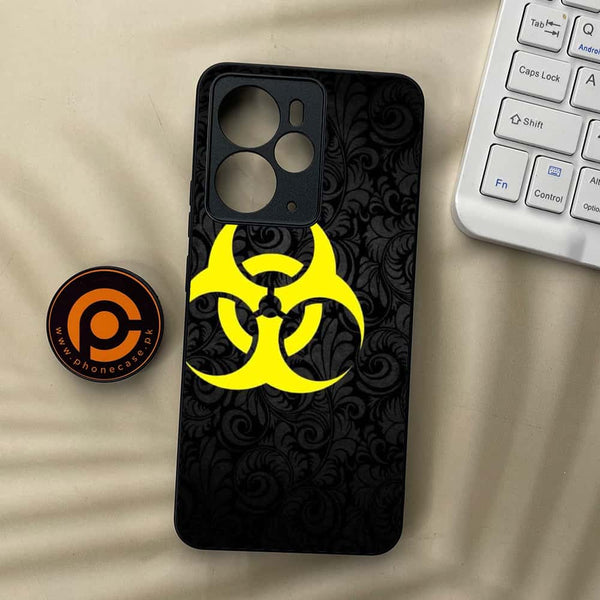 Realme 14T 5G - Biohazard Sign Series - Premium Metal Printed soft Bumper Shock Proof Case