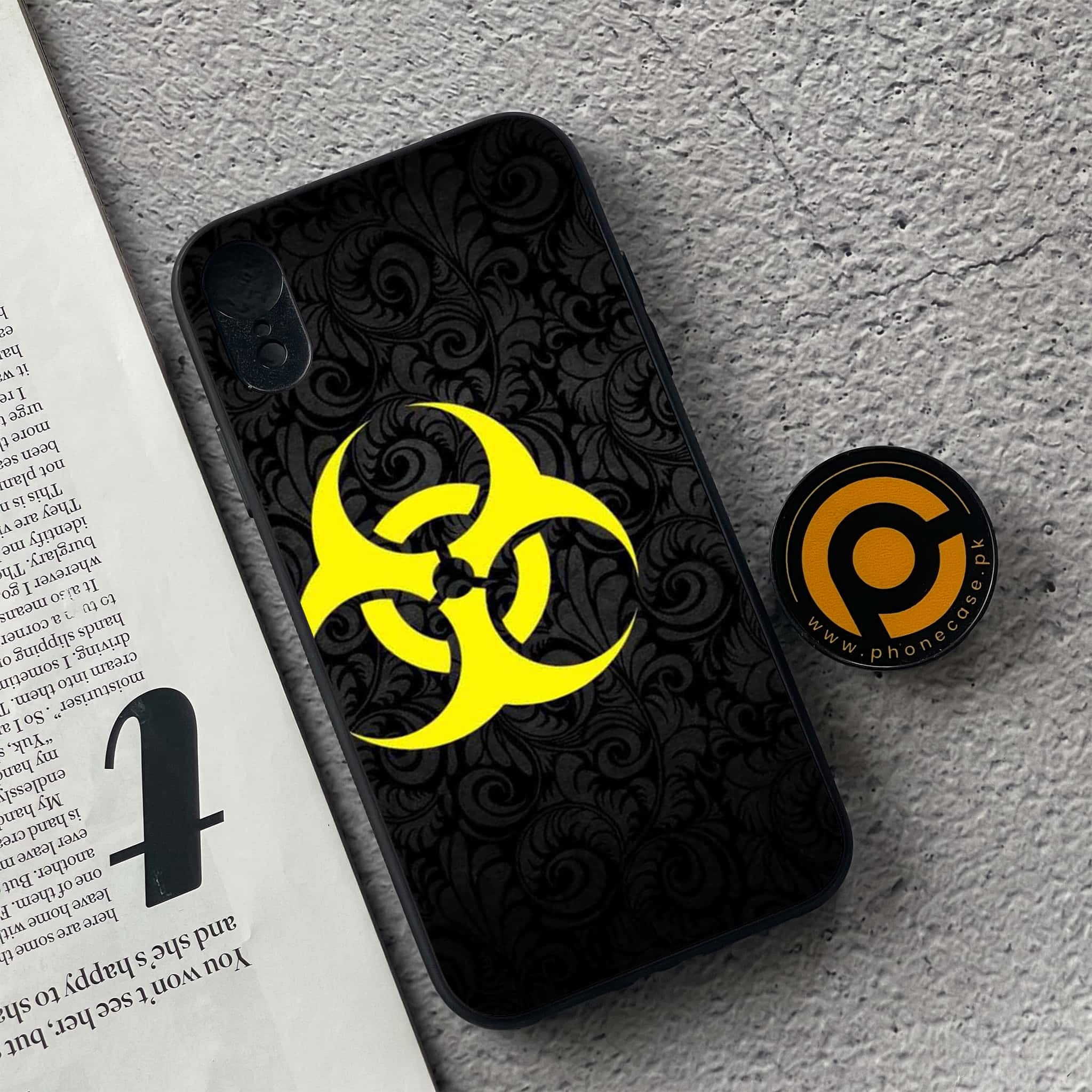 iPhone XR - Biohazard Sign Series - Premium Metal Printed soft Bumper shock Proof Case