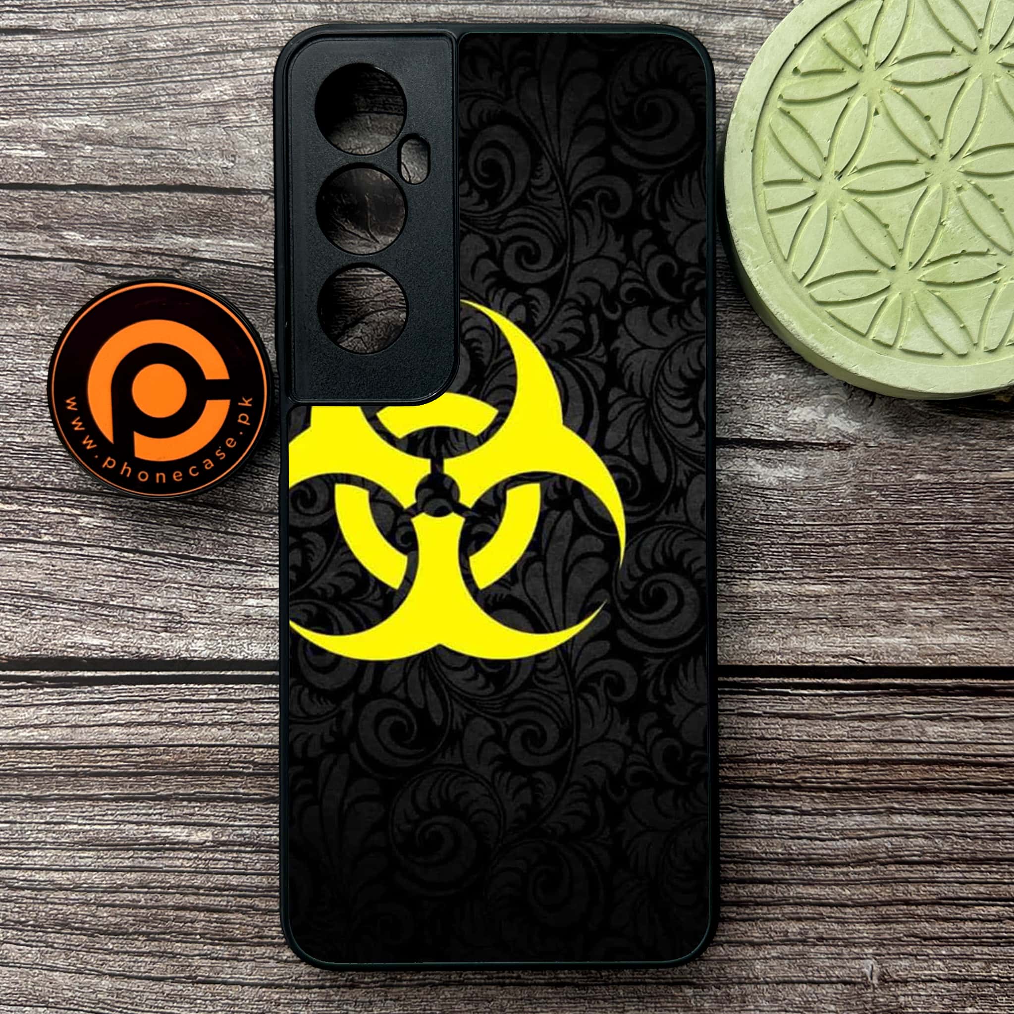 Realme C65  - Biohazard Sign Series - Premium Metal Printed soft Bumper shock Proof Case