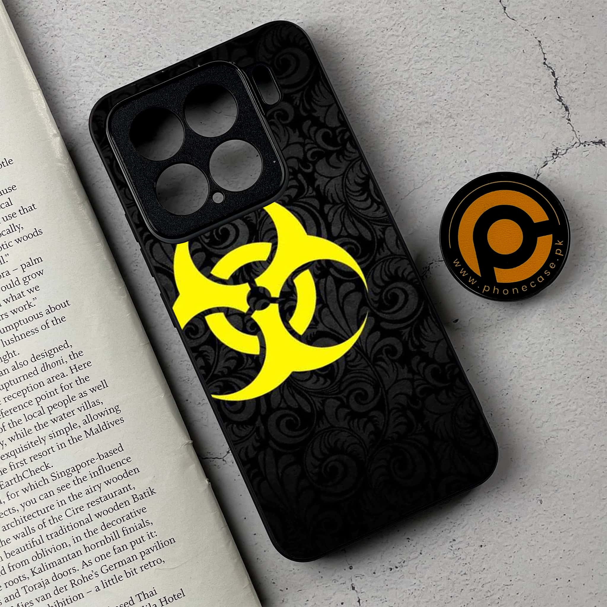 Xiaomi 15 - Biohazard Sign Series - Premium Metal Printed soft Bumper shock Proof Case