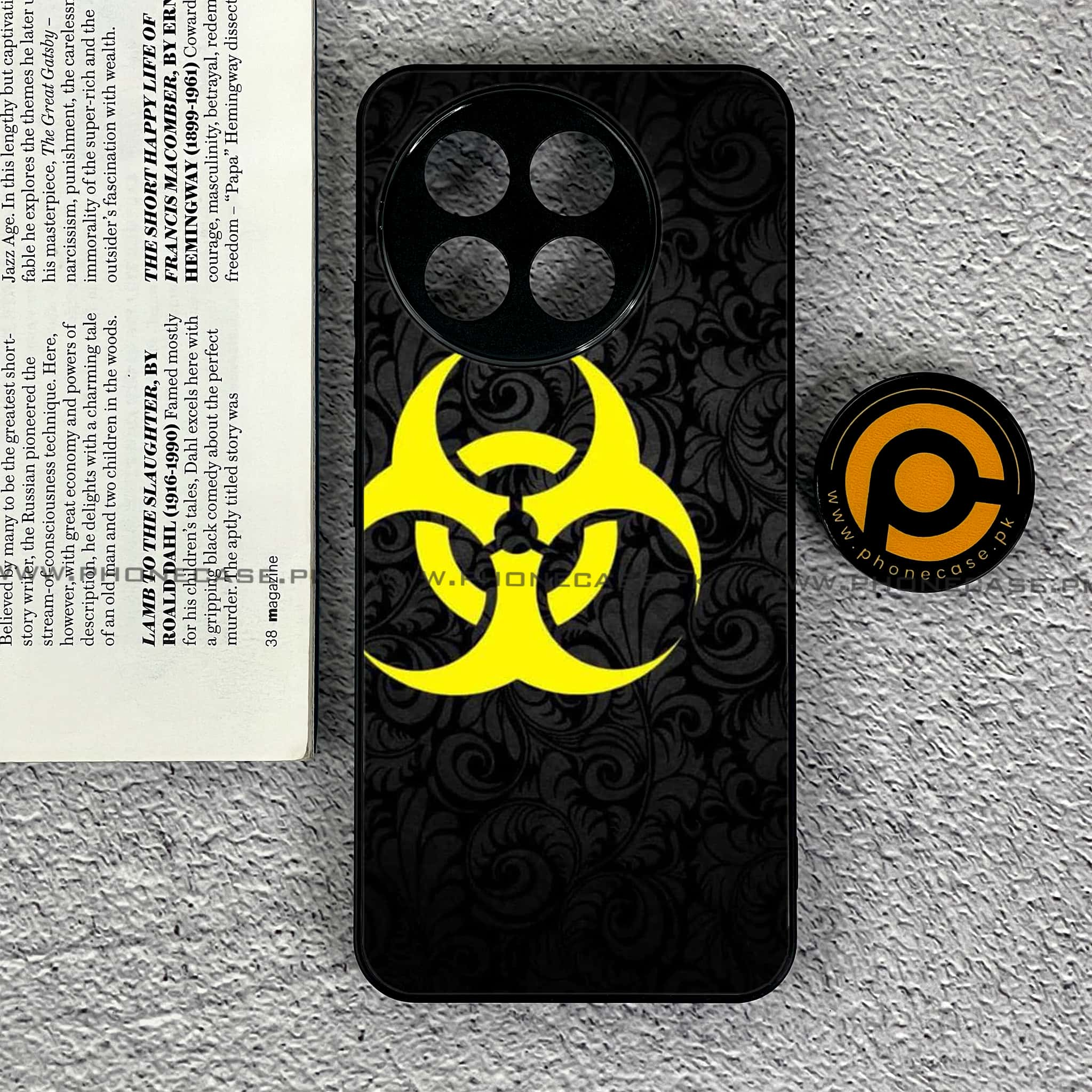 Tecno Spark 30 Pro - Biohazard Sign Series - Premium Printed Glass soft Bumper shock Proof Case