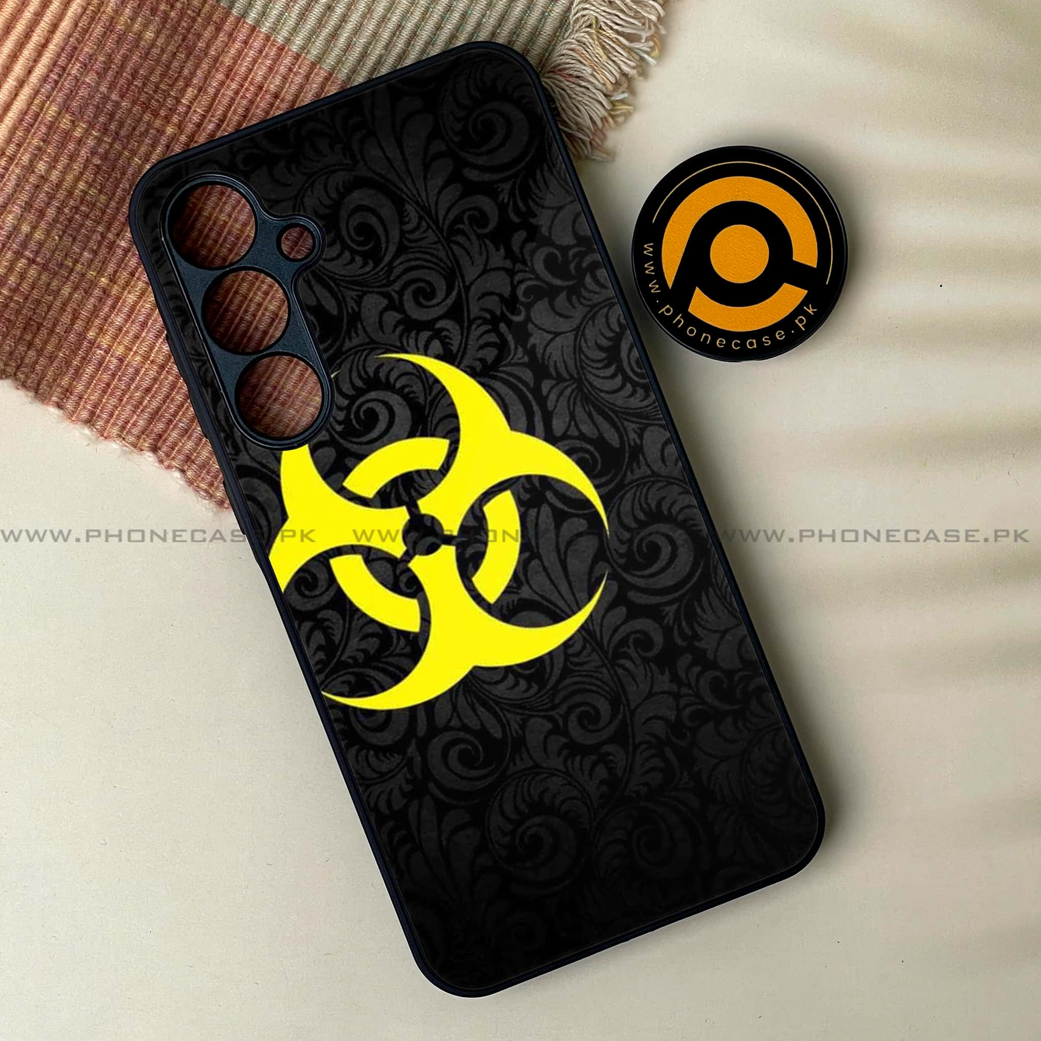 Samsung Galaxy S24 FE - Biohazard Sign Series - Premium Metal Printed soft Bumper shock Proof Case