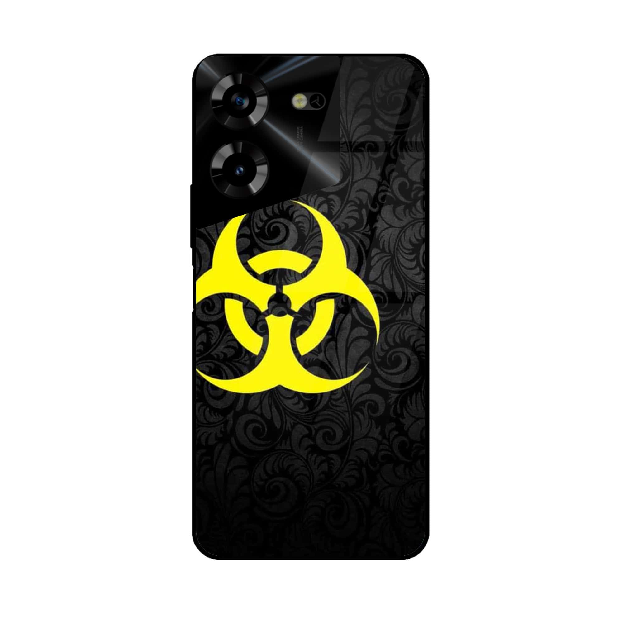 Tecno Pova 5 Pro - Bioharzard Series - Premium Printed Glass soft Bumper shock Proof Case