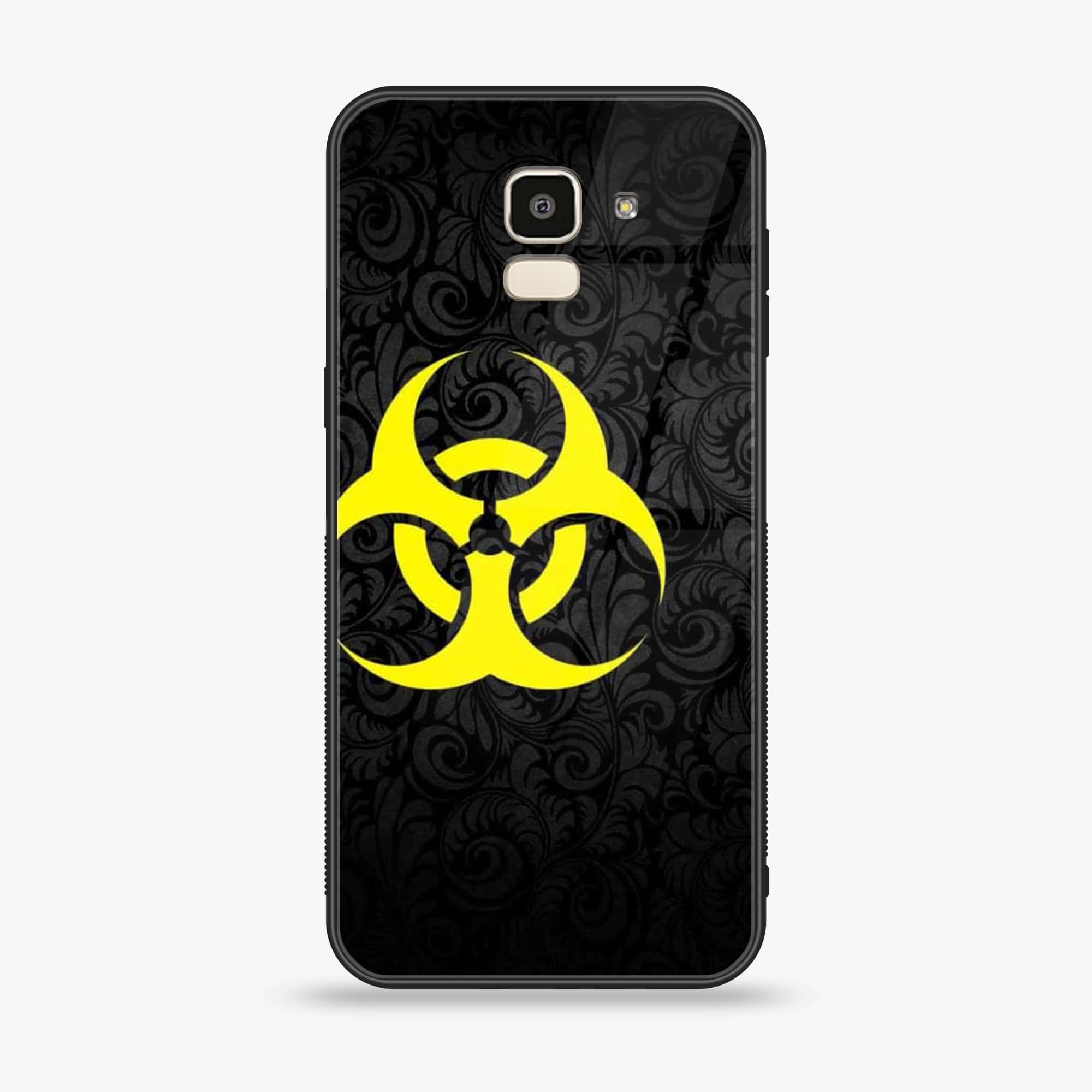 Samsung Galaxy J6 (2018) - Biohazard Sign Series - Premium Printed Glass soft Bumper shock Proof Case
