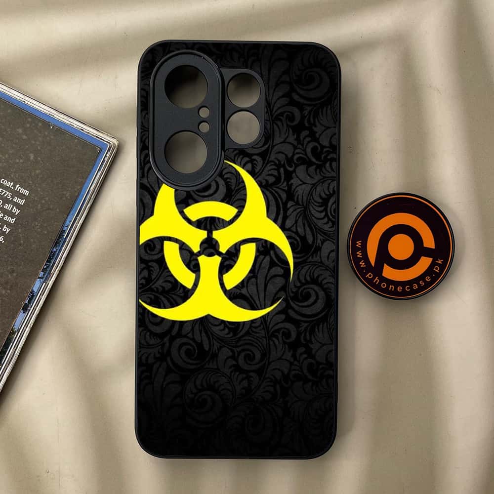 Vivo X200 FE - Biohazard Sign Series - Premium Metal Printed soft Bumper Shock Proof Case