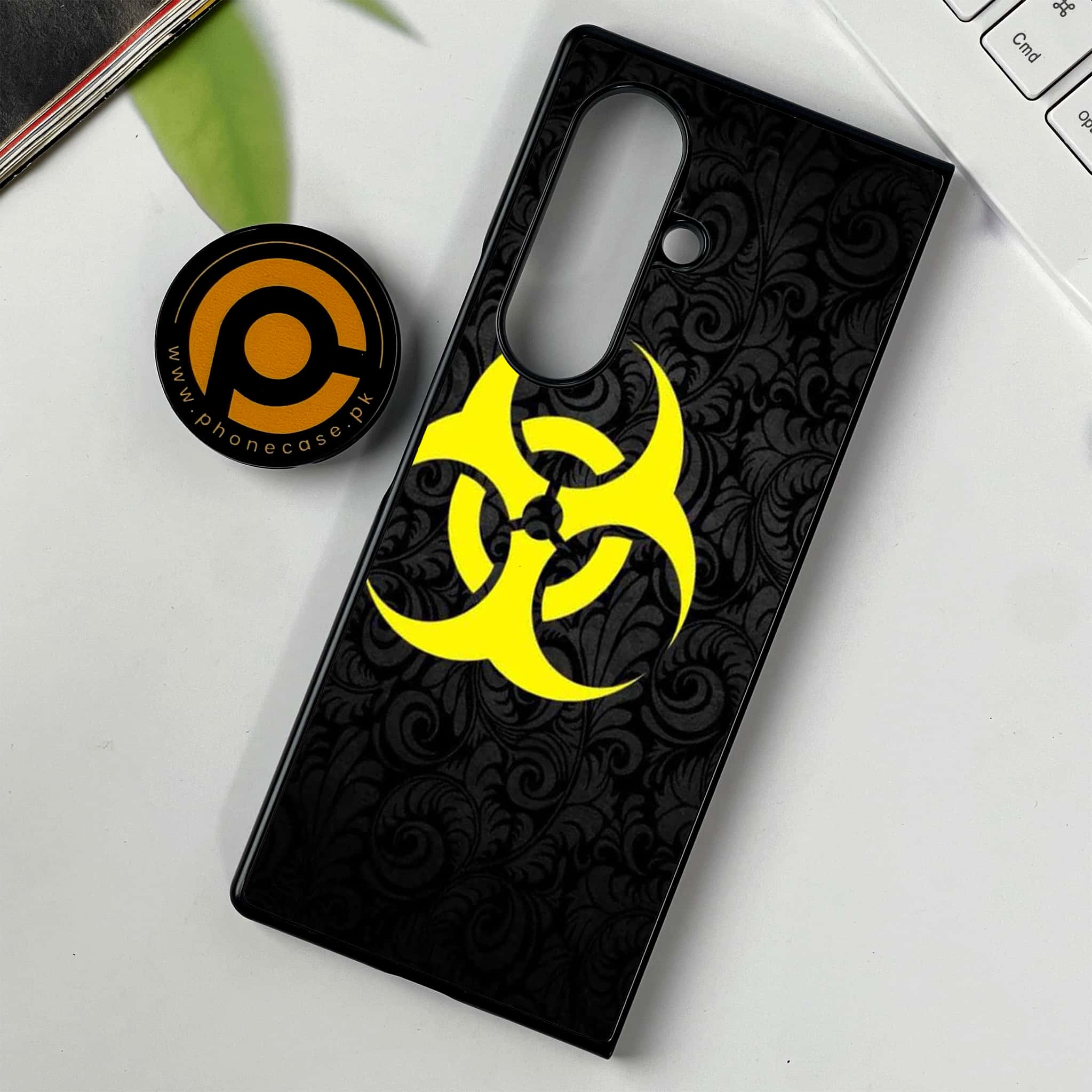 Samsung Galaxy Z Fold 7 - Biohazard Sign Series - Premium Metal Printed soft Bumper shock Proof Case