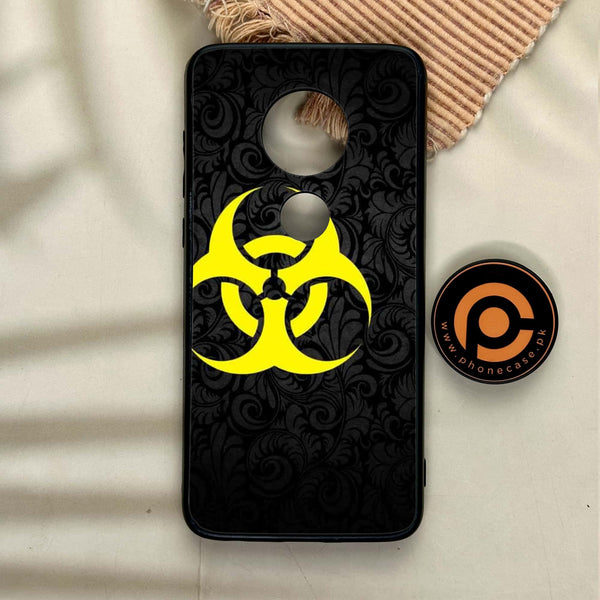Moto G7 - Biohazard Sign Series - Premium Printed Glass soft Bumper shock Proof Case