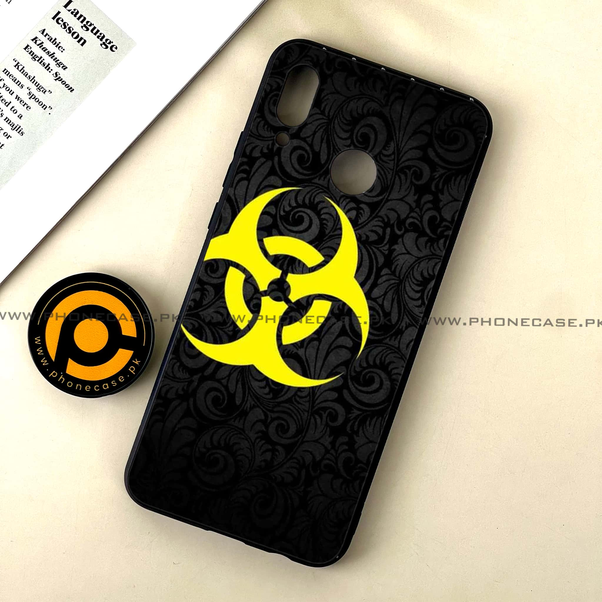 Huawei Nova 3 - Biohazard Sign Series - Premium Printed Glass soft Bumper shock Proof Case