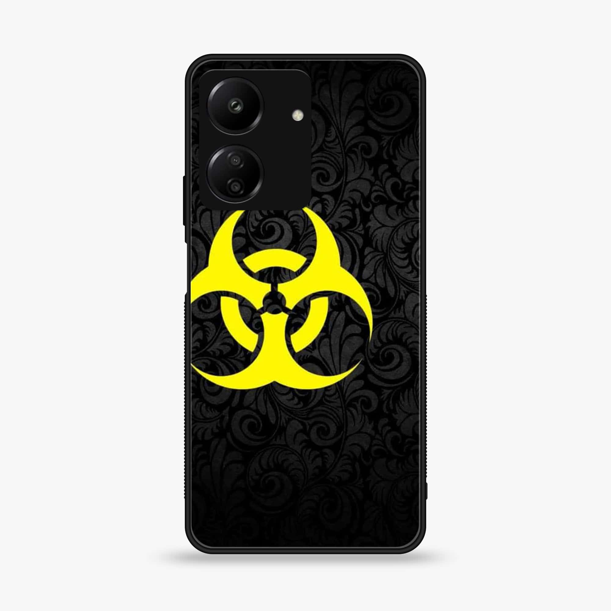 Xiaomi Poco C65 - Biohazard Sign Series - Premium Printed Glass soft Bumper shock Proof Case