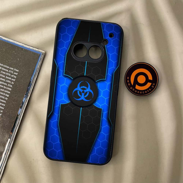 Nothing Phone (2a) - Biohazard Sign Series - Premium Metal Printed soft Bumper Shock Proof Case