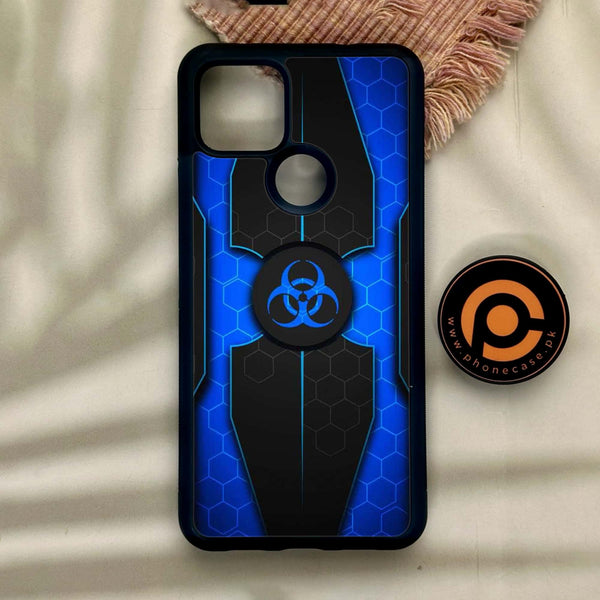 Google Pixel 4a 5G - Biohazard Design 1 - Premium Metal Printed Soft Bumper Shock Proof Case
