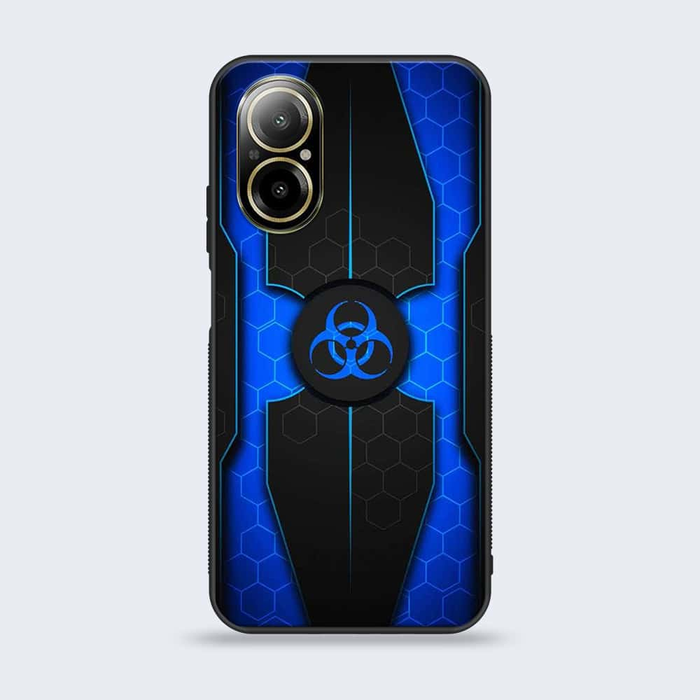 Realme C67 - Biohazard Sign Series - Premium Printed Glass soft Bumper shock Proof Case